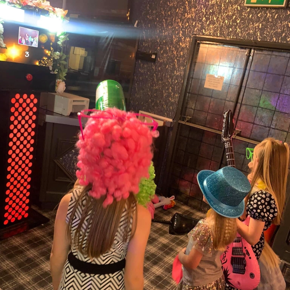 Children's party photo pod booth